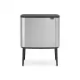Šiukšliadėžė Brabantia 316081 33 L stačiakampė nerūdijančio plieno juoda