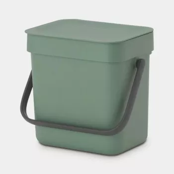 Brabantia 129865 šiukšliadėžė 3L stačiakampė plastikinė žalia