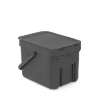 Šiukšliadėžė Brabantia 109720 6L Stačiakampė Pilka