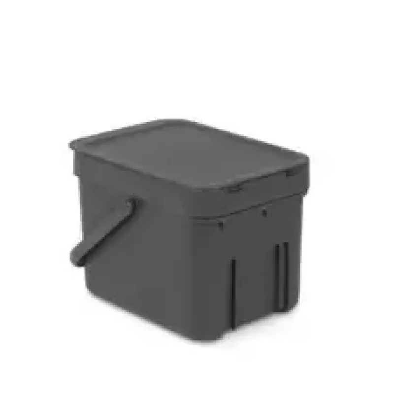 Šiukšliadėžė Brabantia 109720 6L Stačiakampė Pilka