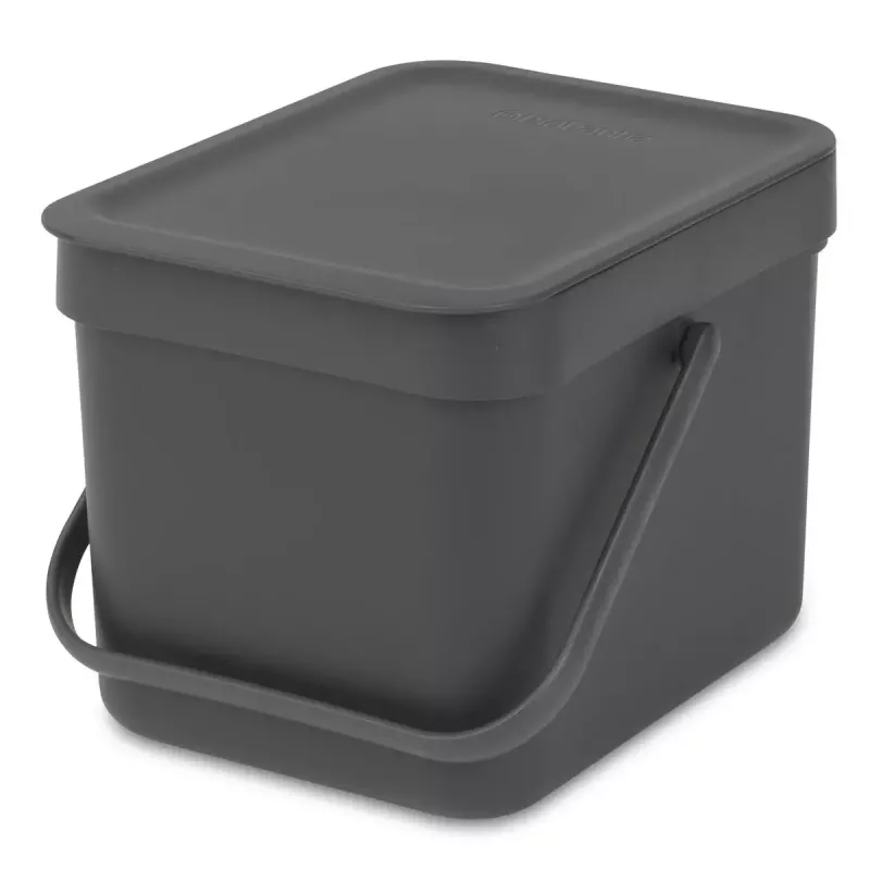 Šiukšliadėžė Brabantia 109720 6L Stačiakampė Pilka