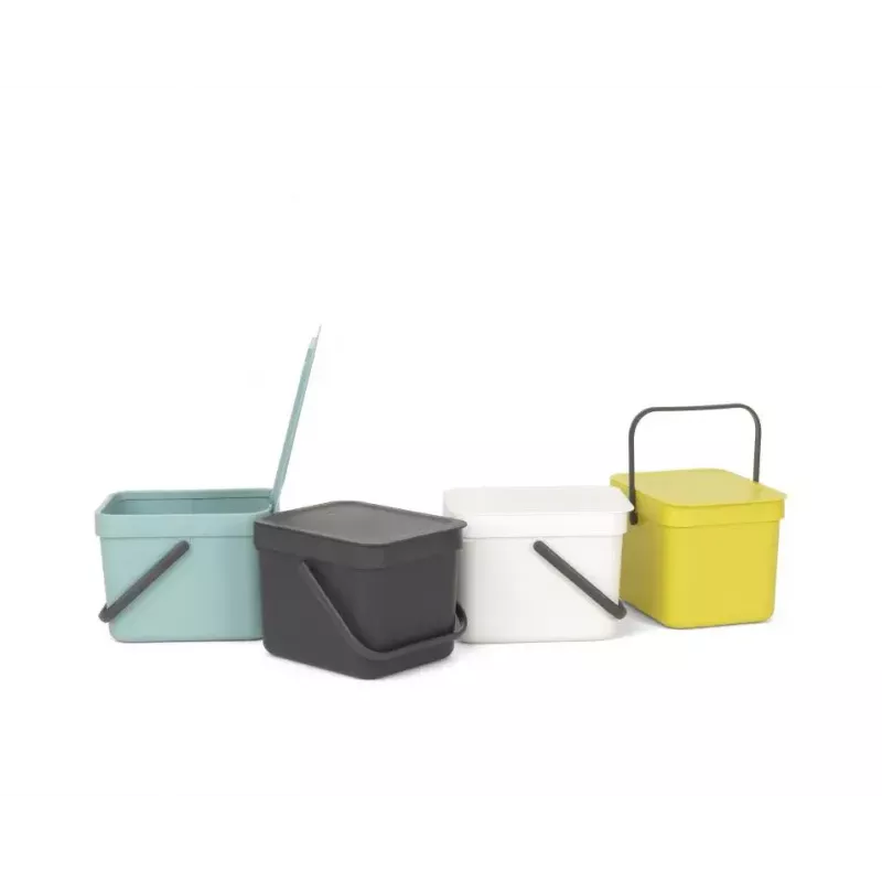 Šiukšliadėžė Brabantia 109720 6L Stačiakampė Pilka