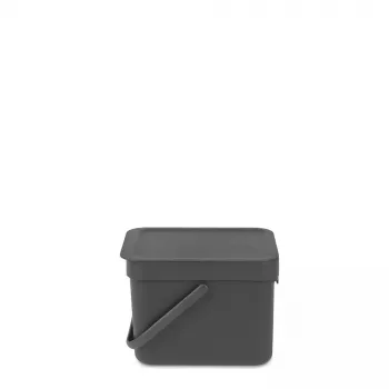 Šiukšliadėžė Brabantia 109720 6L Stačiakampė Pilka