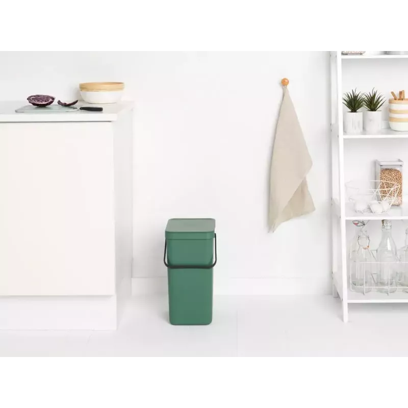 Šiukšlių dėžė Brabantia 129827 16L stačiakampė plastikinė žalia