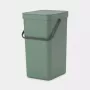 Šiukšlių dėžė Brabantia 129827 16L stačiakampė plastikinė žalia