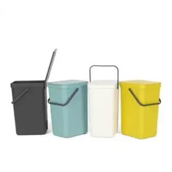 Šiukšliadėžė Brabantia 109966 16L stačiakampė pilka