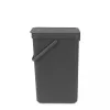 Šiukšliadėžė Brabantia 109966 16L stačiakampė pilka