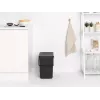 Šiukšliadėžė Brabantia 129940 25L stačiakampė plastikinė pilka