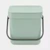 Atliekų dėžė Brabantia Sort & Go 3 L žalia plotis 188 mm gylis 139 mm aukštis 181 mm
