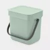 Atliekų dėžė Brabantia Sort & Go 3 L žalia plotis 188 mm gylis 139 mm aukštis 181 mm