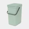 Atliekų dėžė BRABANTIA Sort & Go 12 L 1 krepšys Žalia 200×249×351 mm