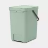 Brabantia Sort & Go 25 L žalias atliekų kibiras 265x340x400 mm