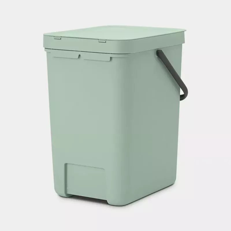 Brabantia Sort & Go 25 L žalias atliekų kibiras 265x340x400 mm