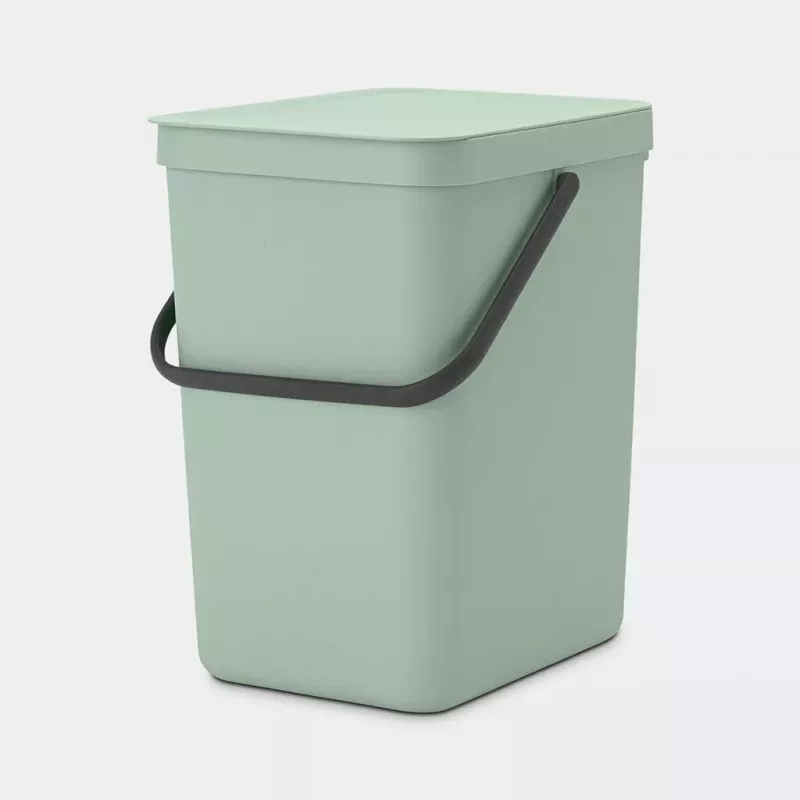 Brabantia Sort & Go 25 L žalias atliekų kibiras 265x340x400 mm