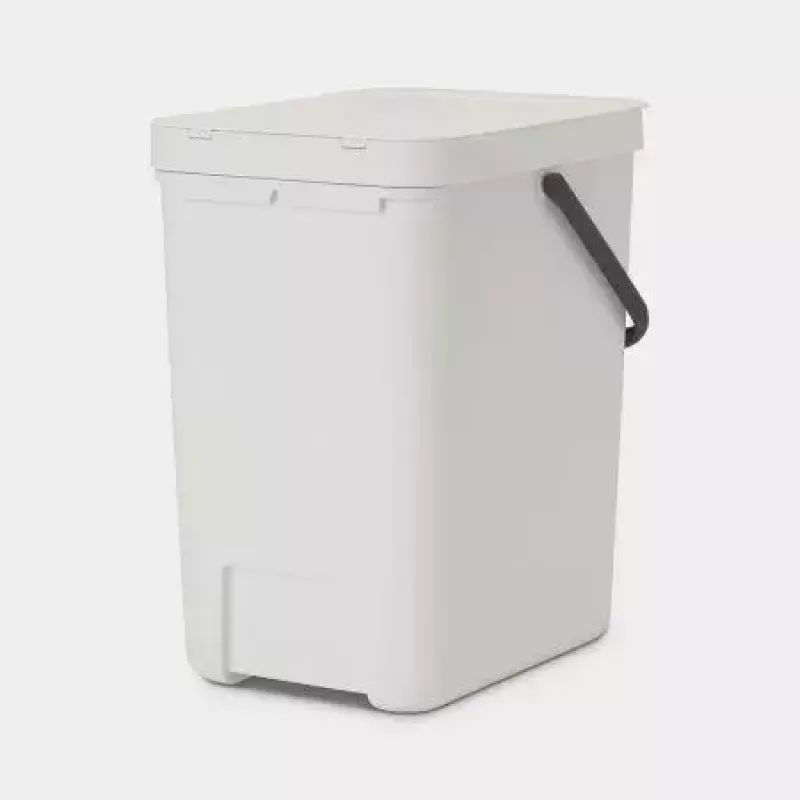 Brabantia Sort & Go 25 L pilka šiukšlių dėžė 265x340x400 mm