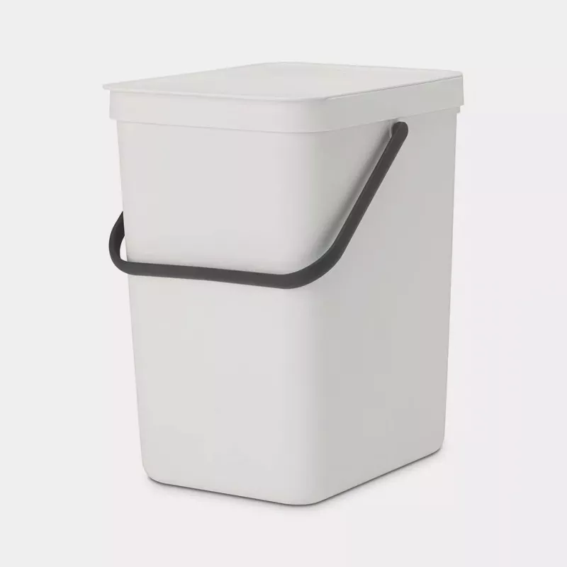 Brabantia Sort & Go 25 L pilka šiukšlių dėžė 265x340x400 mm