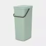 Brabantia Sort & Go 40 L žalias atliekų kibiras 267x341x620 mm