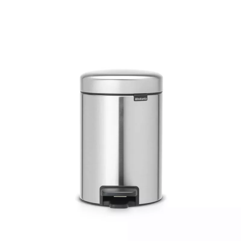 Pedal Bin Brabantia newIcon Round Brushed steel
