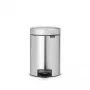 Pedal Bin Brabantia newIcon Round Brushed steel