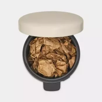 Brabantia NewIcon 5 l apvali smėlio spalvos šiukšliadėžė