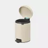 Brabantia NewIcon 5 l apvali smėlio spalvos šiukšliadėžė