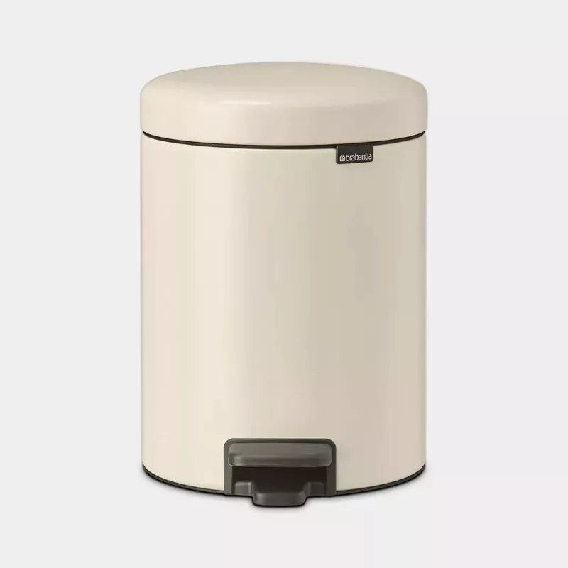 Brabantia NewIcon 5 l apvali smėlio spalvos šiukšliadėžė
