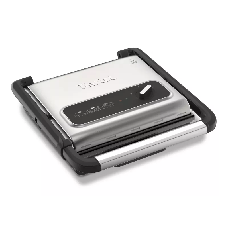 Kontaktinis grilis Tefal Inicio GC242D 2000W juoda nerūdijantis plienas