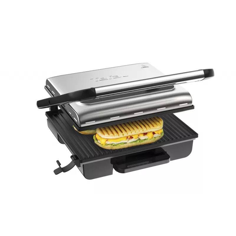 Kontaktinis grilis Tefal Inicio GC242D 2000W juoda nerūdijantis plienas