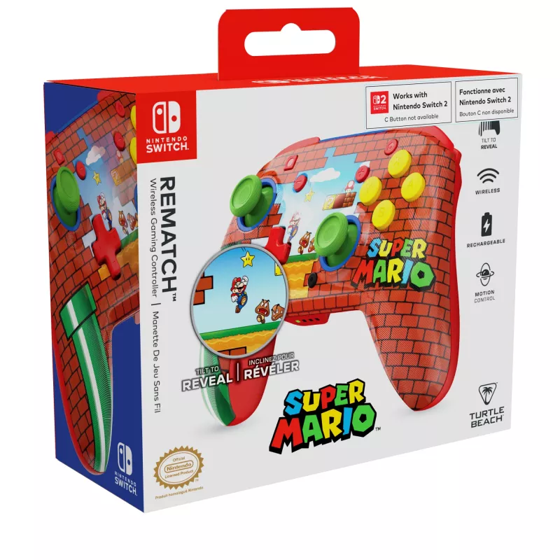 Žaidimų pultas Turtle Beach Rematch Advanced Wired 2025 Daugiaspalvis Nintendo Switch