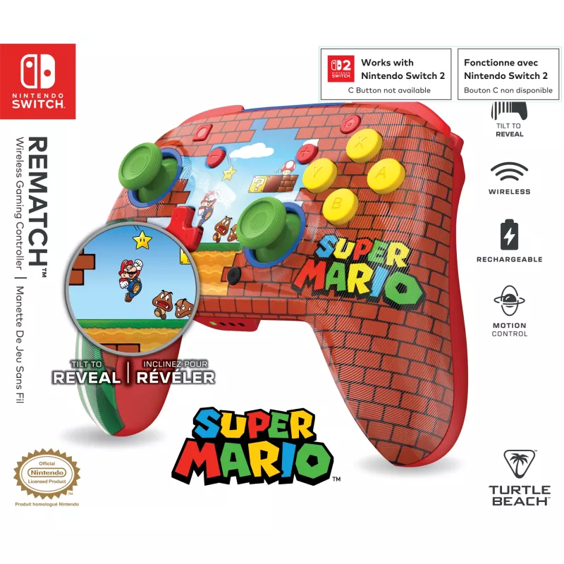 Žaidimų pultas Turtle Beach Rematch Advanced Wired 2025 Daugiaspalvis Nintendo Switch