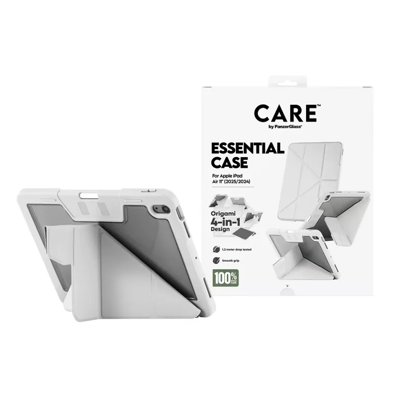PanzerGlass CARE™ by Essential Case šviesiai pilkas iPad Air 11 col. (2024-2026)