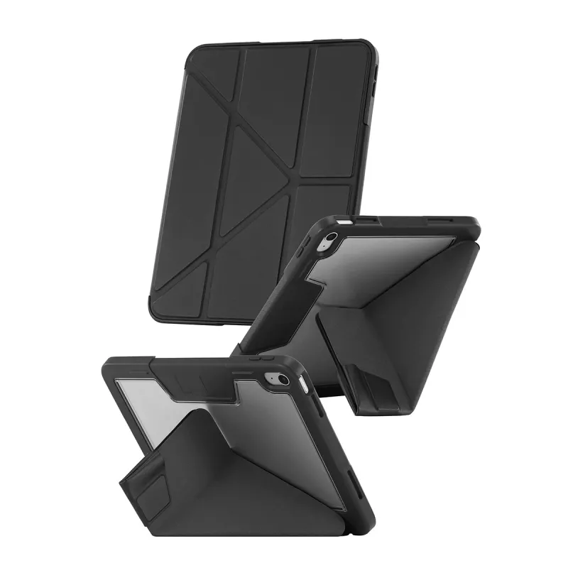 Planšetinio kompiuterio dėklas PanzerGlass TPU Essential Case, skirtas iPad 11 (2025) — juodas