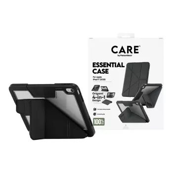 Planšetinio kompiuterio dėklas PanzerGlass TPU Essential Case, skirtas iPad 11 (2025) — juodas