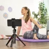 Trikojis HAMA Solid 80 Ball su Bluetooth paleidikliu – HAMA Solid 80 rutulinės galvutės trikojis