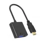 HDMI į VGA adapteris icybox IB-AC502a — HDMI A (kištukas) į VGA (lizdas) adapterį