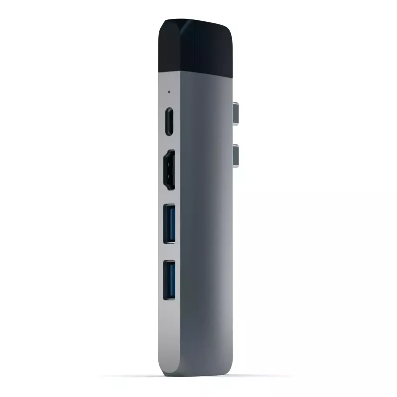 Nešiojamojo kompiuterio dokas Satechi ST-TCPHEM Thunderbolt 3 pilkas