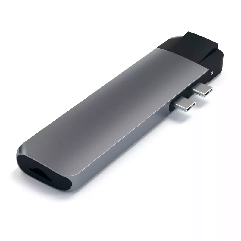 Nešiojamojo kompiuterio dokas Satechi ST-TCPHEM Thunderbolt 3 pilkas