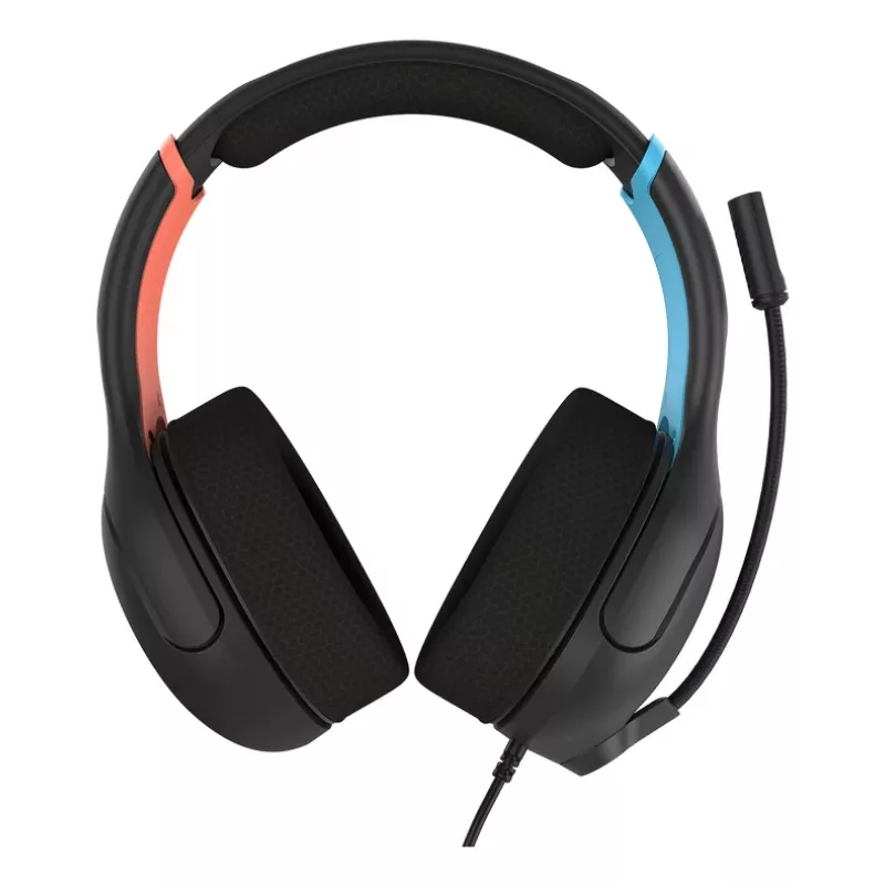 Ausinės Turtle Beach Airlite Fit Charcoal Juoda laidinės žaidimų su atlenkiamu nutildymui mikrofonu ant ausų uždedamos patogios