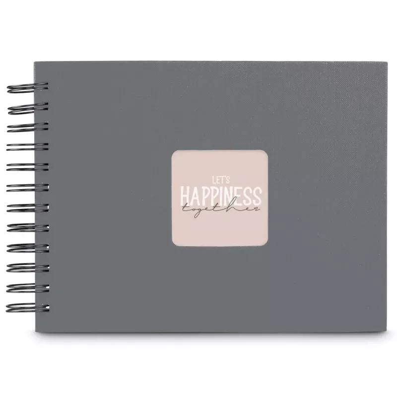 Hama 00009839 nuotraukų albumas Pilkas 50 lapų 10 x 15 Spiralinis įrišimas