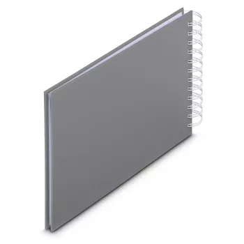 Hama 00009836 fotoalbumas Pilka 50 lapų 10 x 15 Spiralinis įrišimas