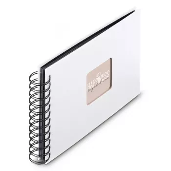 Hama 00009845 nuotraukų albumas Baltas 50 lapų 10 x 15 Spiralinis įrišimas