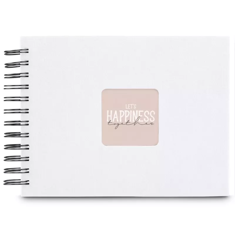 Hama 00009845 nuotraukų albumas Baltas 50 lapų 10 x 15 Spiralinis įrišimas