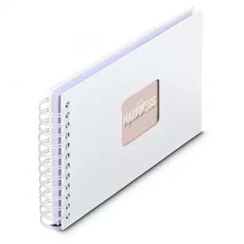 Hama 00009842 nuotraukų albumas Baltas 50 lapų 10 x 15 Spiralinis įrišimas