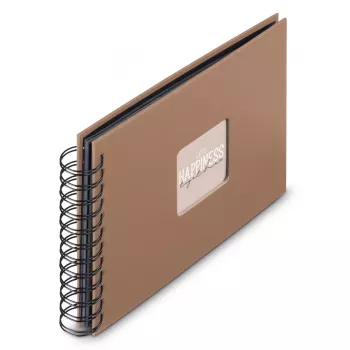 Hama 00009851 fotoalbumas Rudas 50 lapų 10 x 15 Spiralinis įrišimas