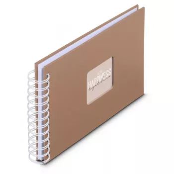 Hama 00009848 nuotraukų albumas rudas 50 lapų 10 x 15 spiralinis įrišimas