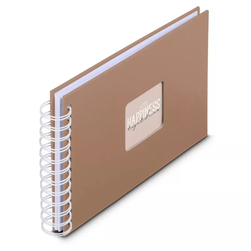 Hama 00009848 nuotraukų albumas rudas 50 lapų 10 x 15 spiralinis įrišimas