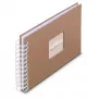 Hama 00009848 nuotraukų albumas rudas 50 lapų 10 x 15 spiralinis įrišimas