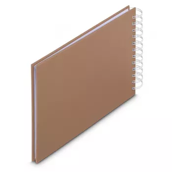 Hama 00009848 nuotraukų albumas rudas 50 lapų 10 x 15 spiralinis įrišimas