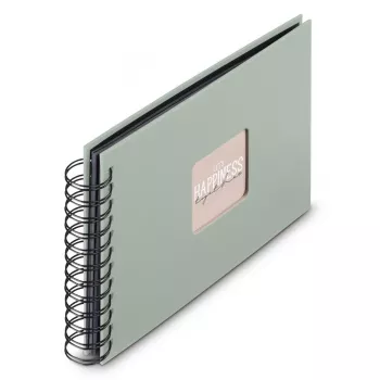 Hama 00009869 nuotraukų albumas, žalias, 50 lapų, spiralinis įrišimas