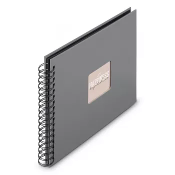 Hama 00009840 nuotraukų albumas Pilkas 100 lapų 10 x 15 Spiralinis įrišimas